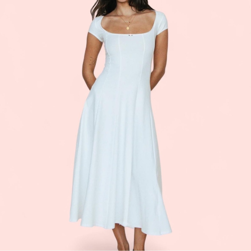BNW/O Tags Rat Boi Dream Dress White Maxi Dress in Cloud/white